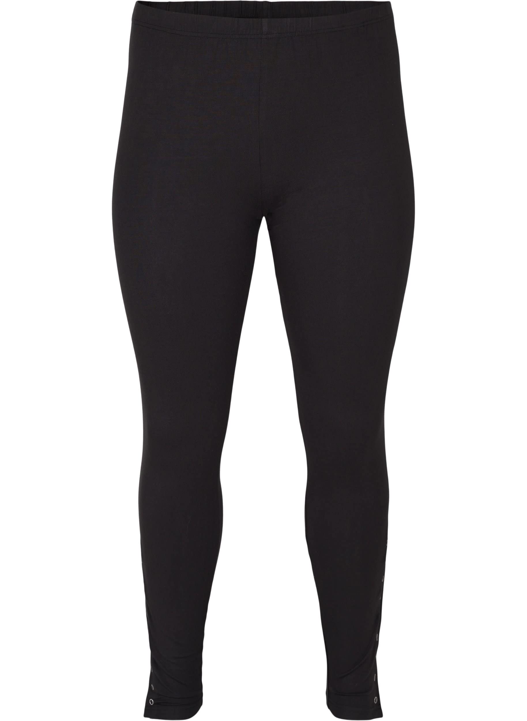 Zizzi Leggings Viskose Druckknöpfe Große Größen