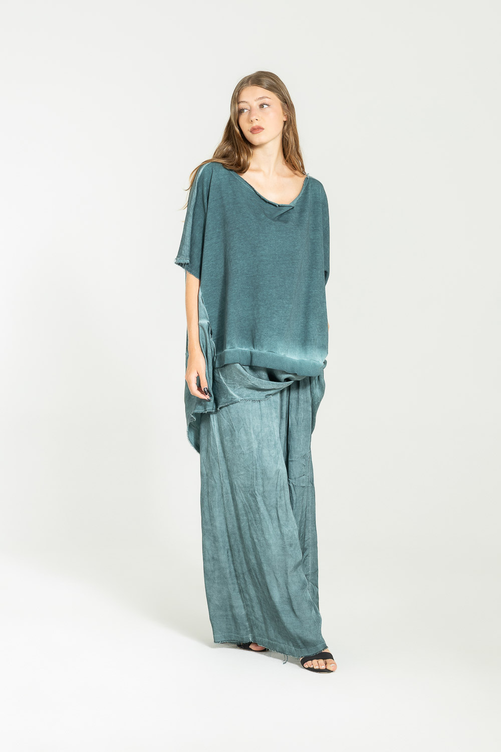 Sanctamuerte Maglieria Maglia Over Sweatshirt Baumwolle Oversize