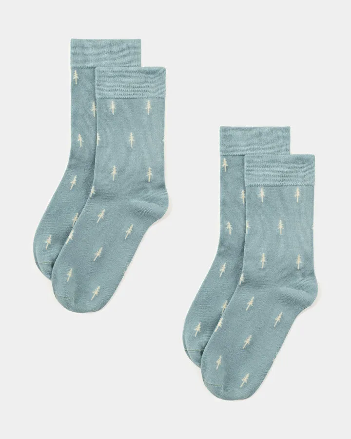 NIKIN TreeSocks Standard Allover Socken Cloudy Sky 2er