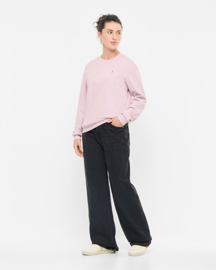 NIKIN TreeSweater Relaxed Pullover Damen Periwinkle Bio-Baumwolle