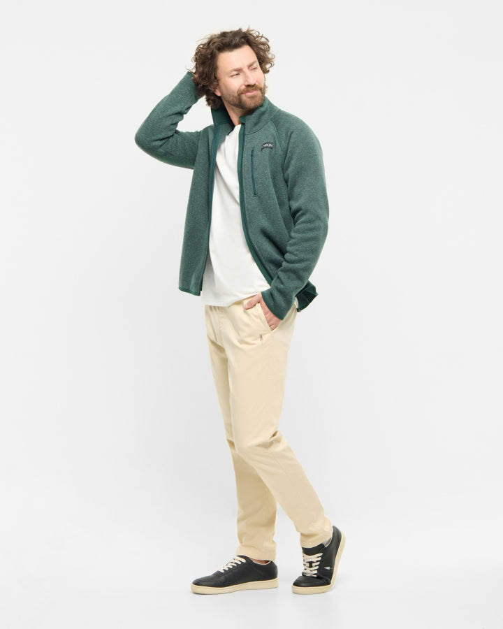 NIKIN TreeJacket Knitted Fleece Jacke Juniper Recycelt