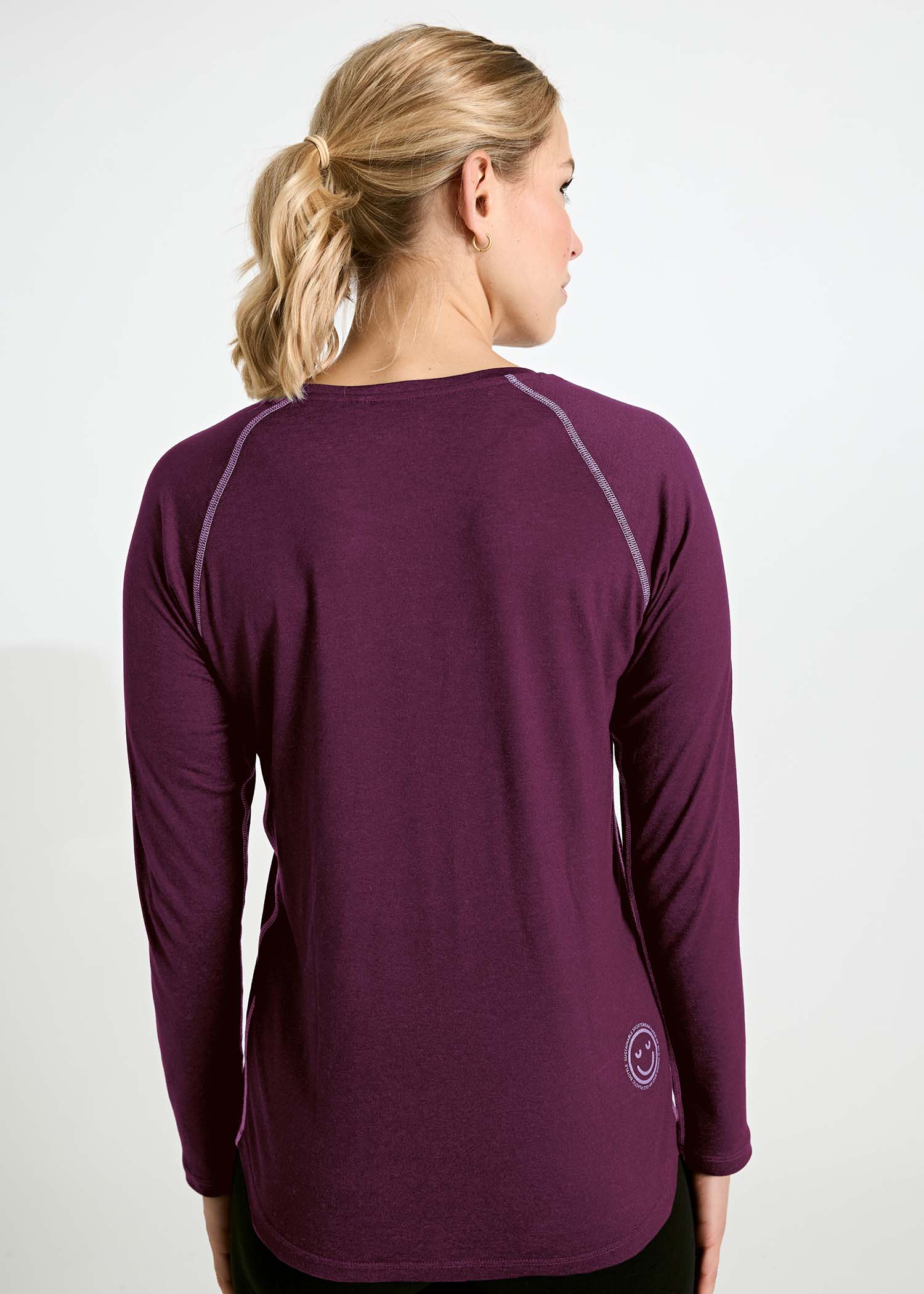 Wijld Nellie Purple Lavender Damen Sportshirt langarm