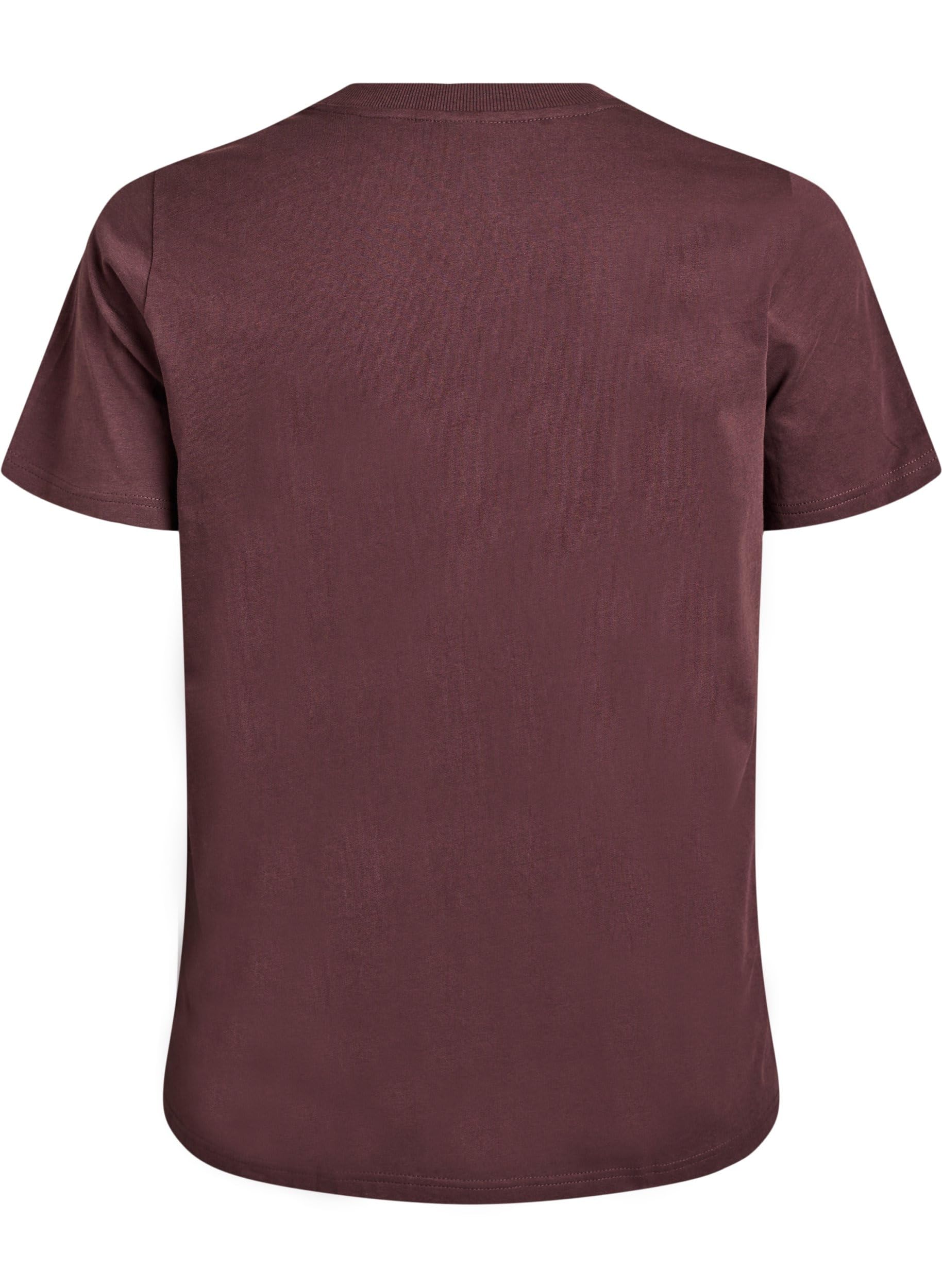 ZIZZI T-Shirt Baumwolle Kurzarm Gr 50-52 Schwarz Shirt