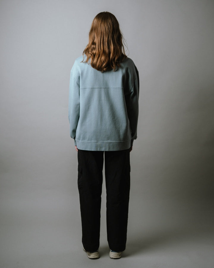 NIKIN TreeSweater Muntogna Quarter Zip Pullover Elemental Blue