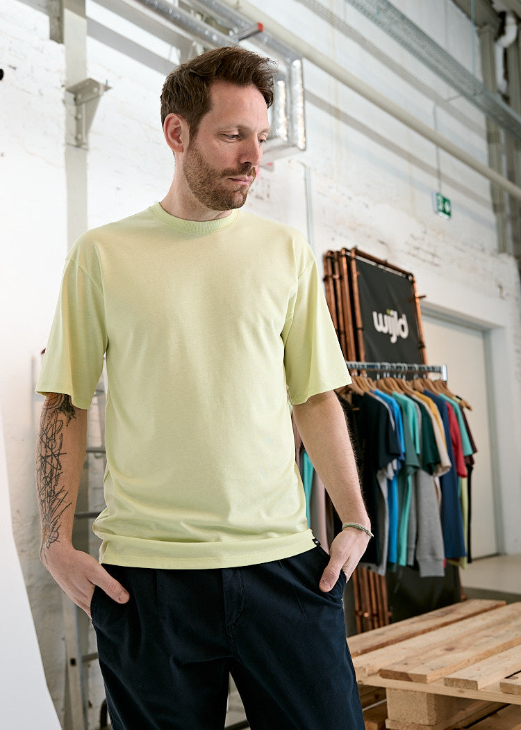 Wijld WoodShirt James Shadow Lime Herren T-Shirt