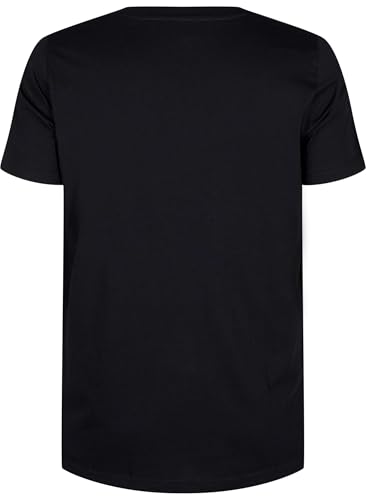 Zizzi T-Shirt Baumwolle Rundhals Strass Große Größen 42-60