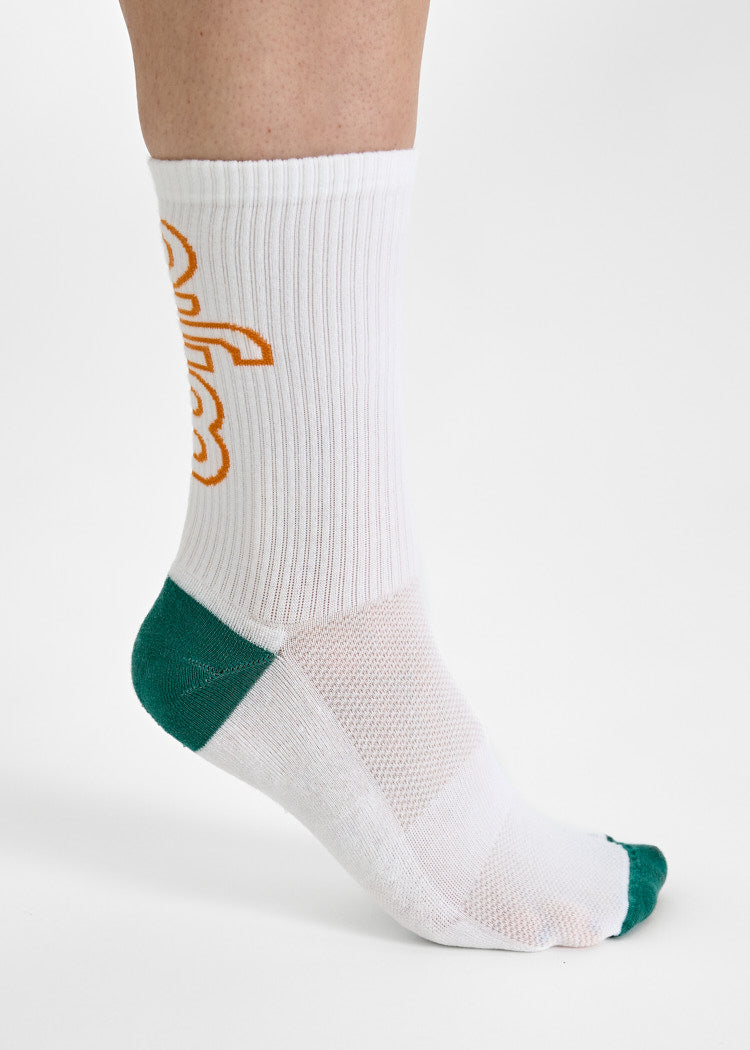 Wijld Socks Toni Tennissocken Orange Lyocell