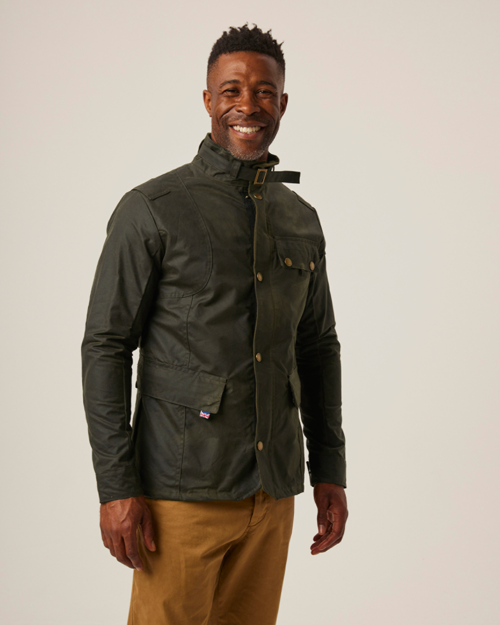 Peregrine Bexley Jacket Wachsjacke Brown Herren