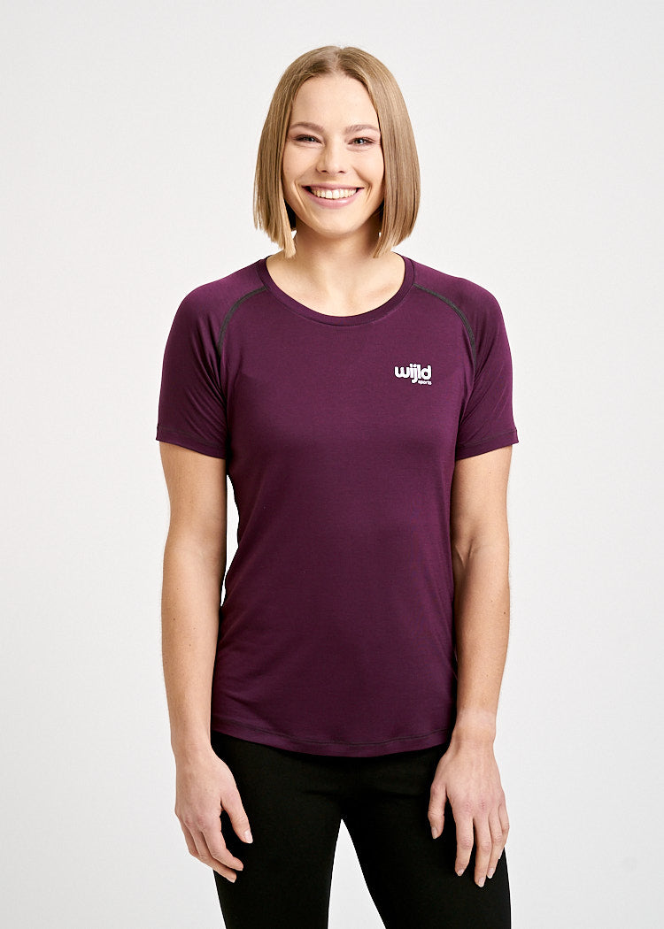 Wijld SportShirt Damen Sportshirt Purple Funktion