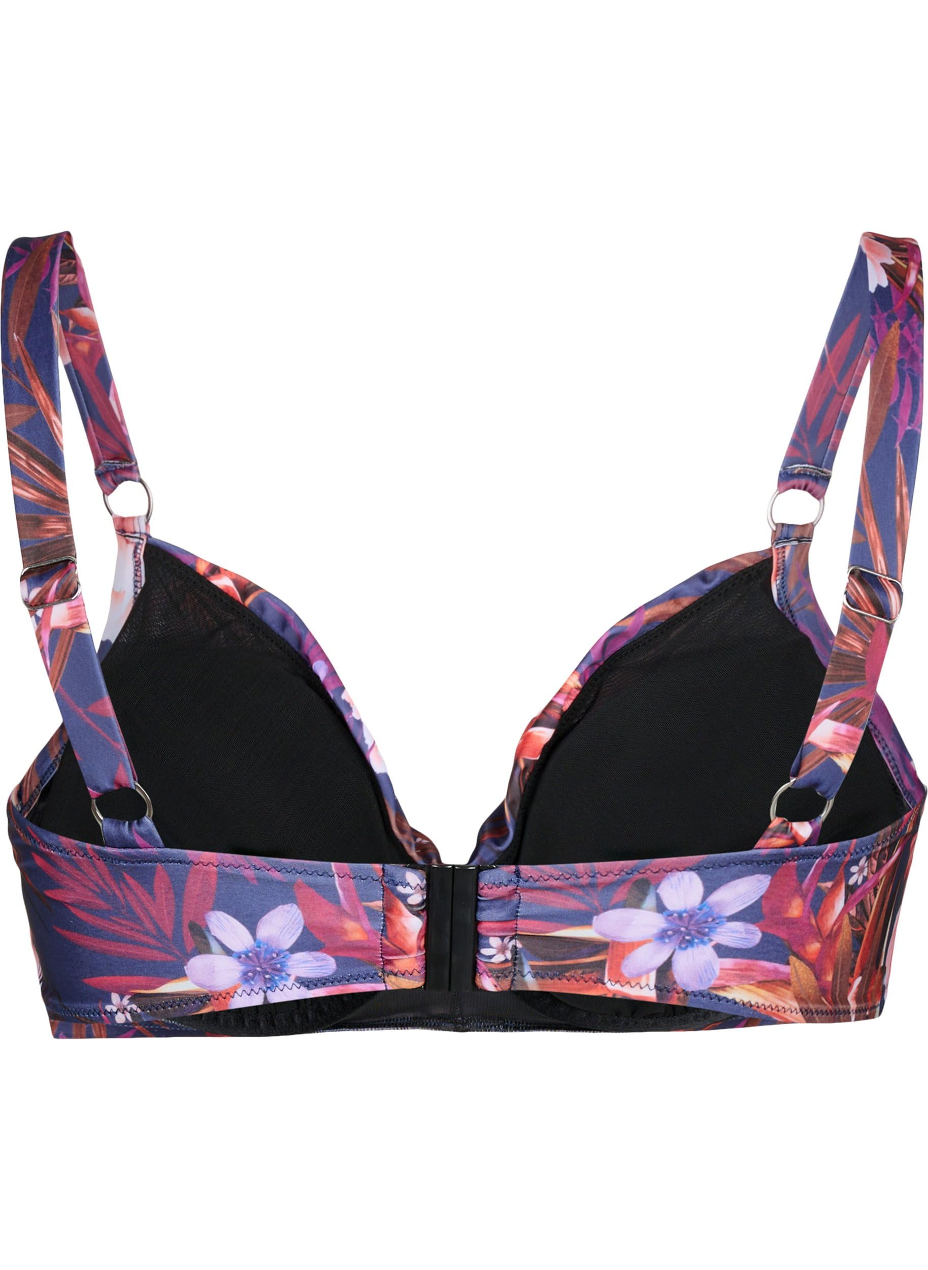 Swim by Zizzi Bikini BH Print Bügel Große Größen