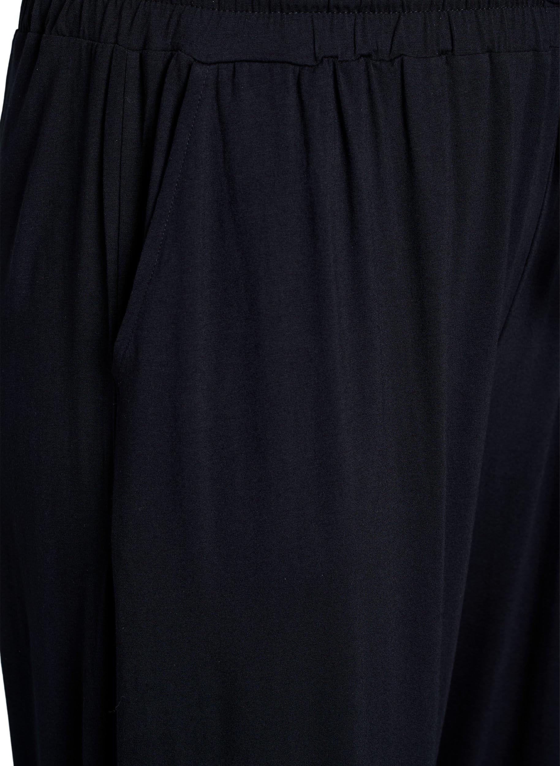 Zizzi Nightwear Schlafhose große Größen 42-44 mit Taschen