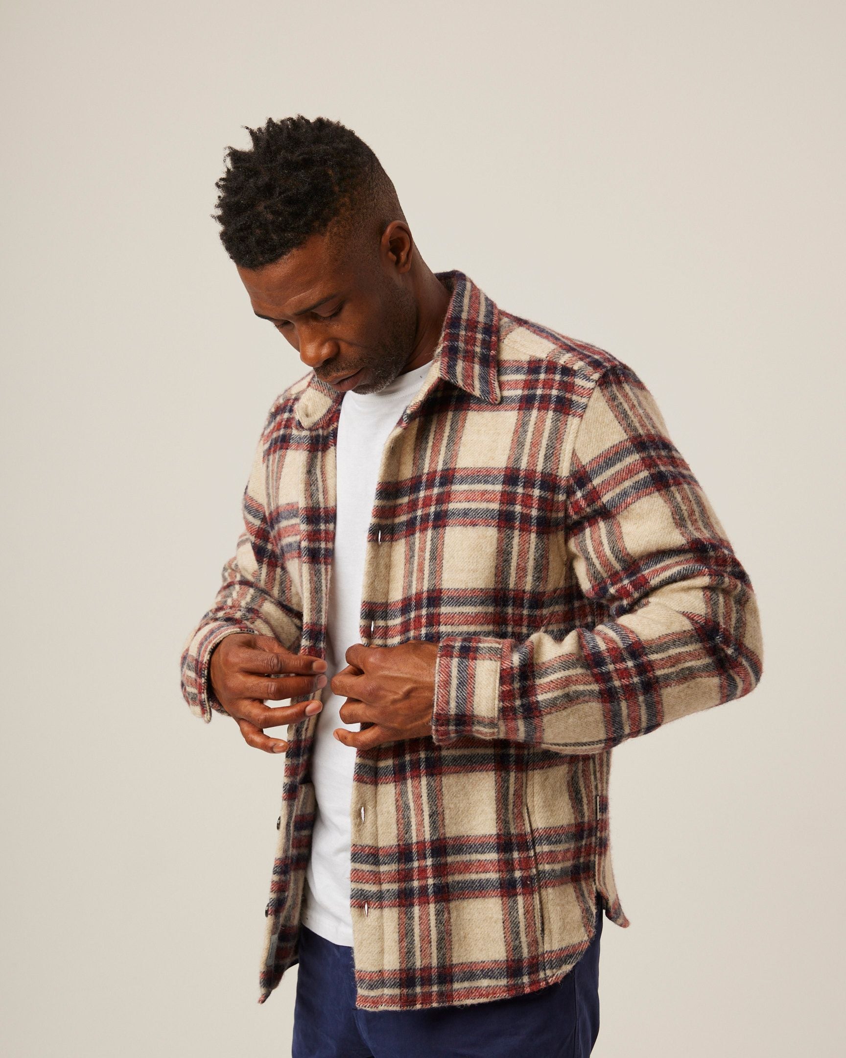 Peregrine Wool Overshirt Hemdjacke Redcliffe Britische Wolle