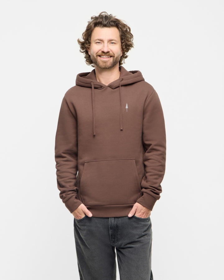 NIKIN TreeHoodie Kapuzenpullover Walnut Bio-Baumwolle