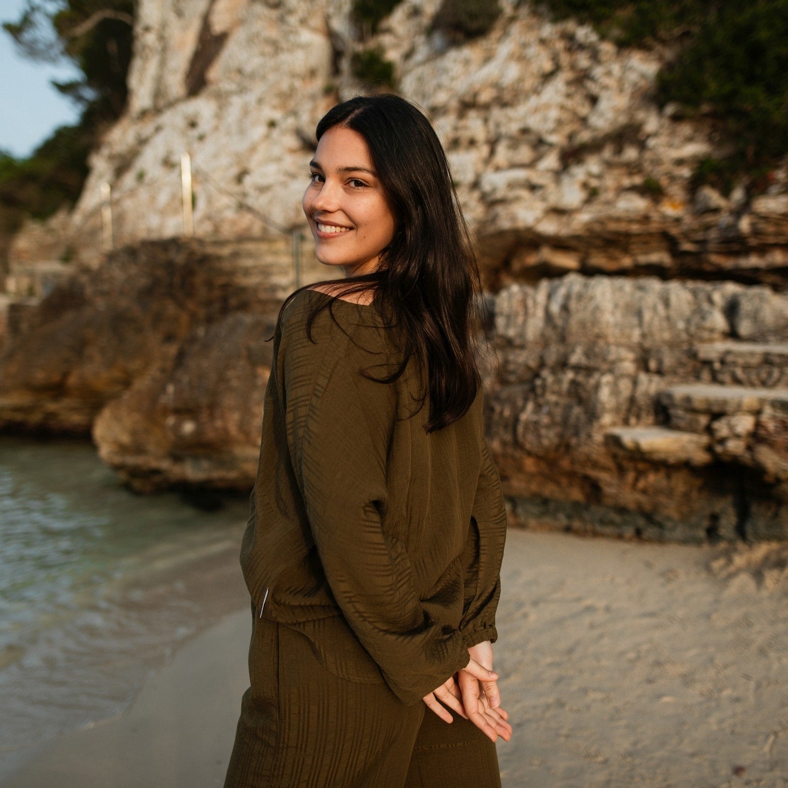 NORDLICHT Blusen Hanna Bluse Tencel Streifen