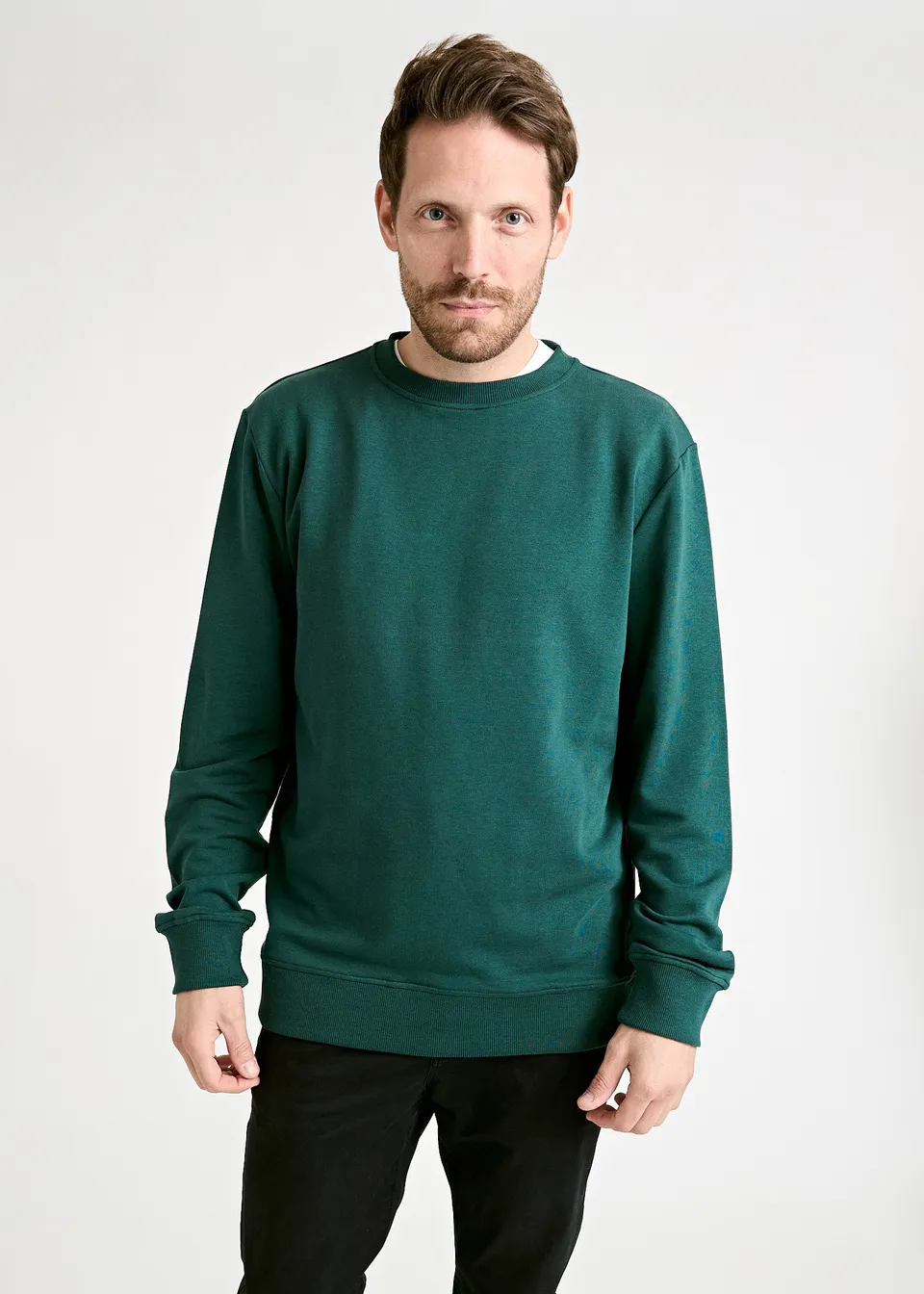 Wijld Till Herren Sweater Sea Moss Lyocell-Bio-Baumwolle