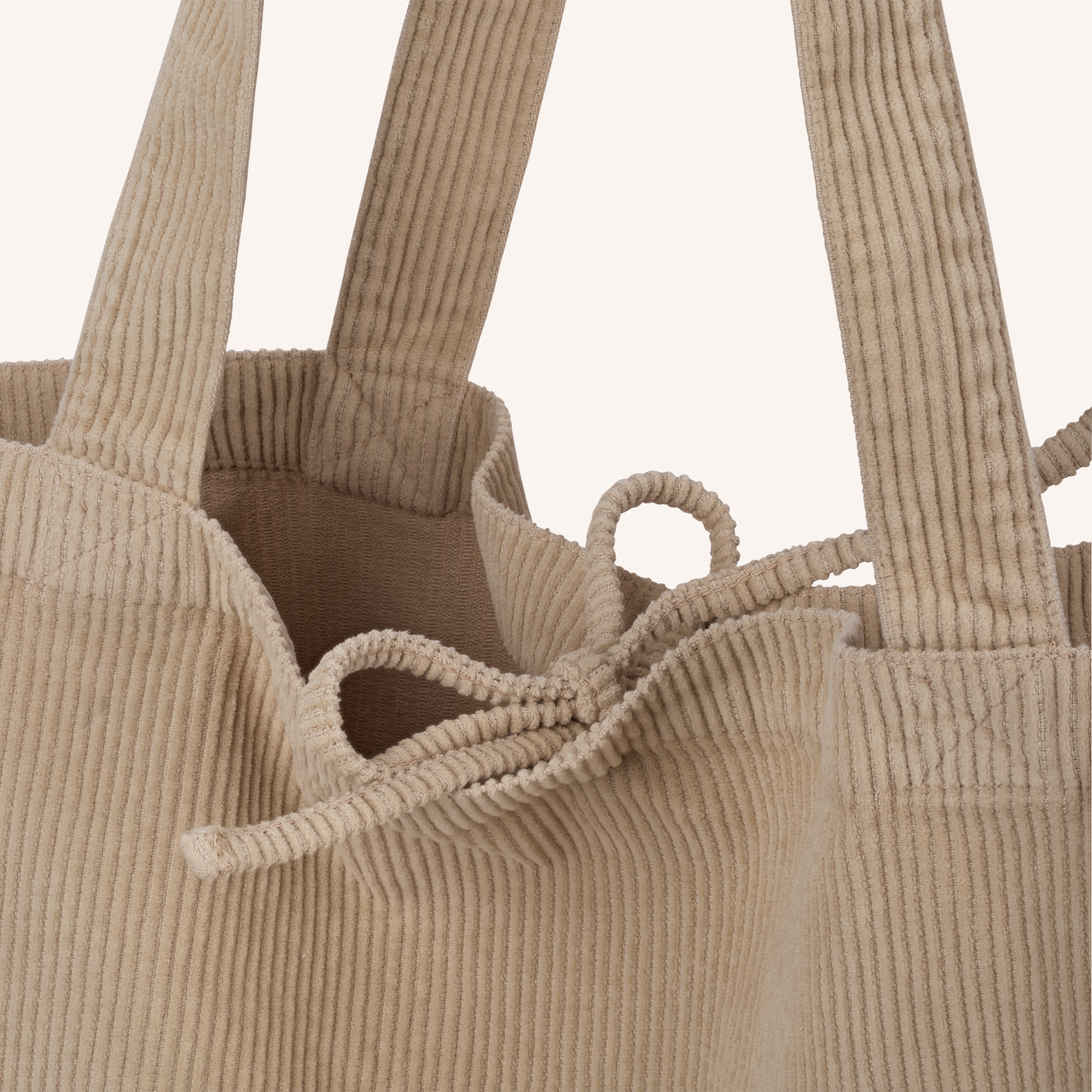 NORDLICHT Mari Cordtasche Natur Shopper Bio-Baumwolle