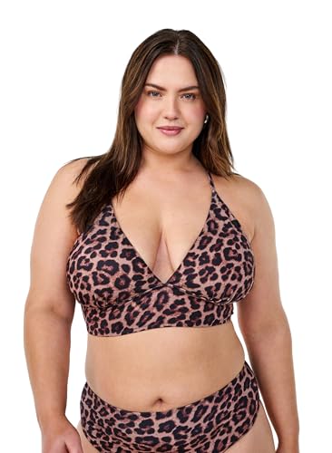 Zizzi Swim Bikini Oberteil Triangel Bindeband Große Größen