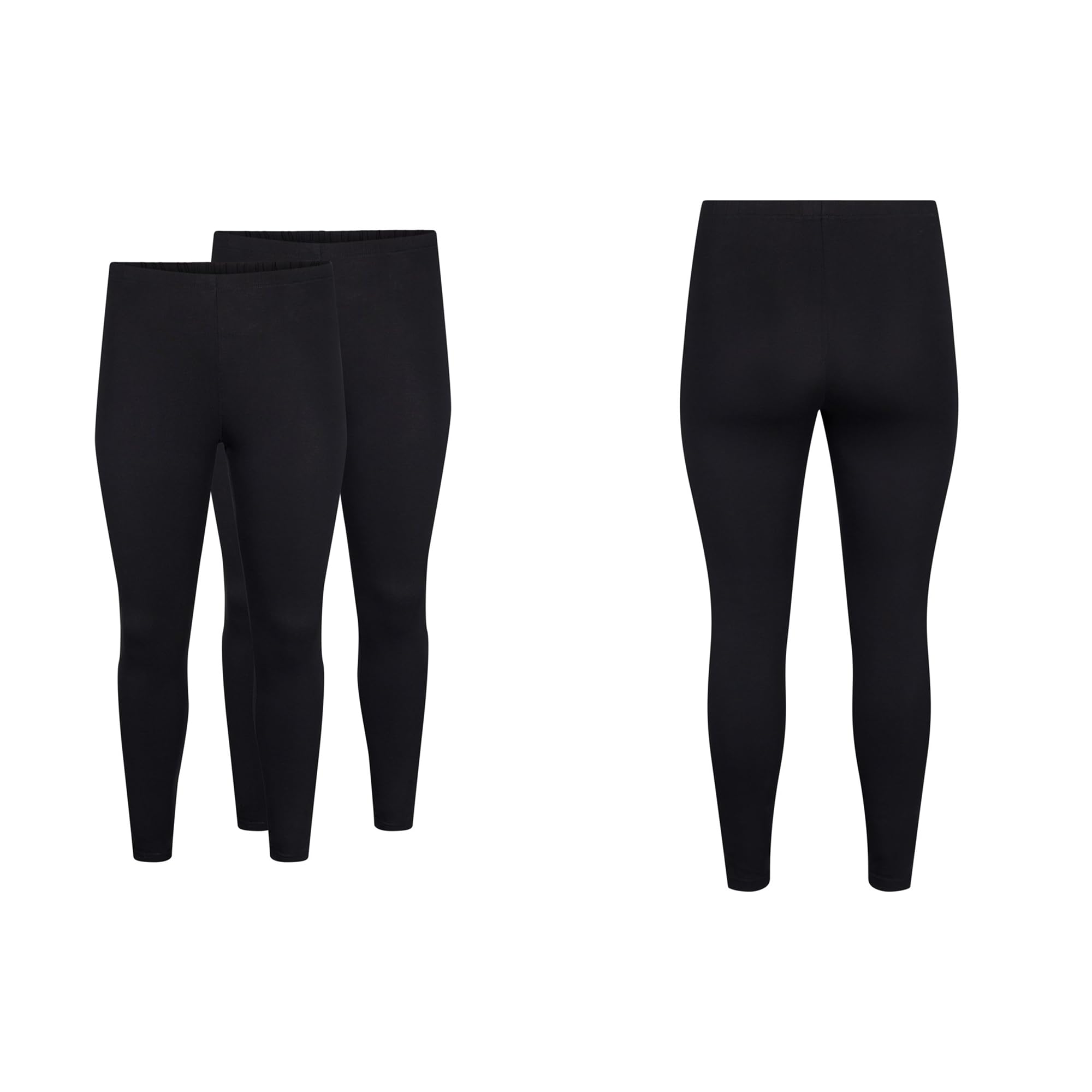 Zizzi Leggings 2er-Pack Baumwolle Lang Gr 42-44