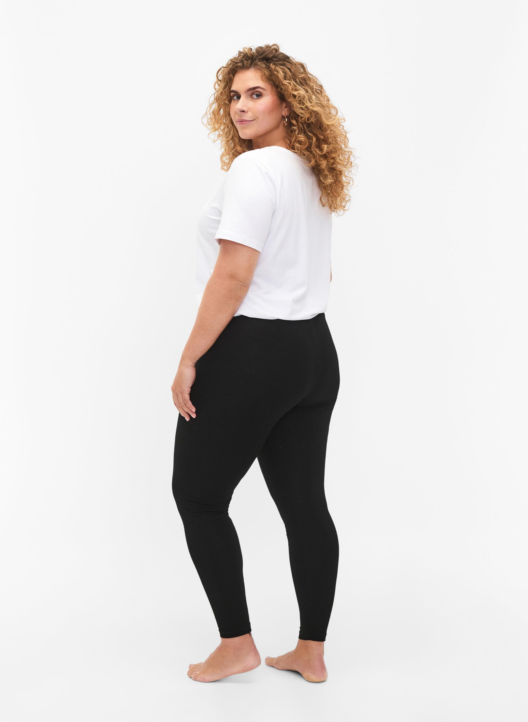 Zizzi Leggings 2er-Pack Baumwolle Lang Gr 42-44