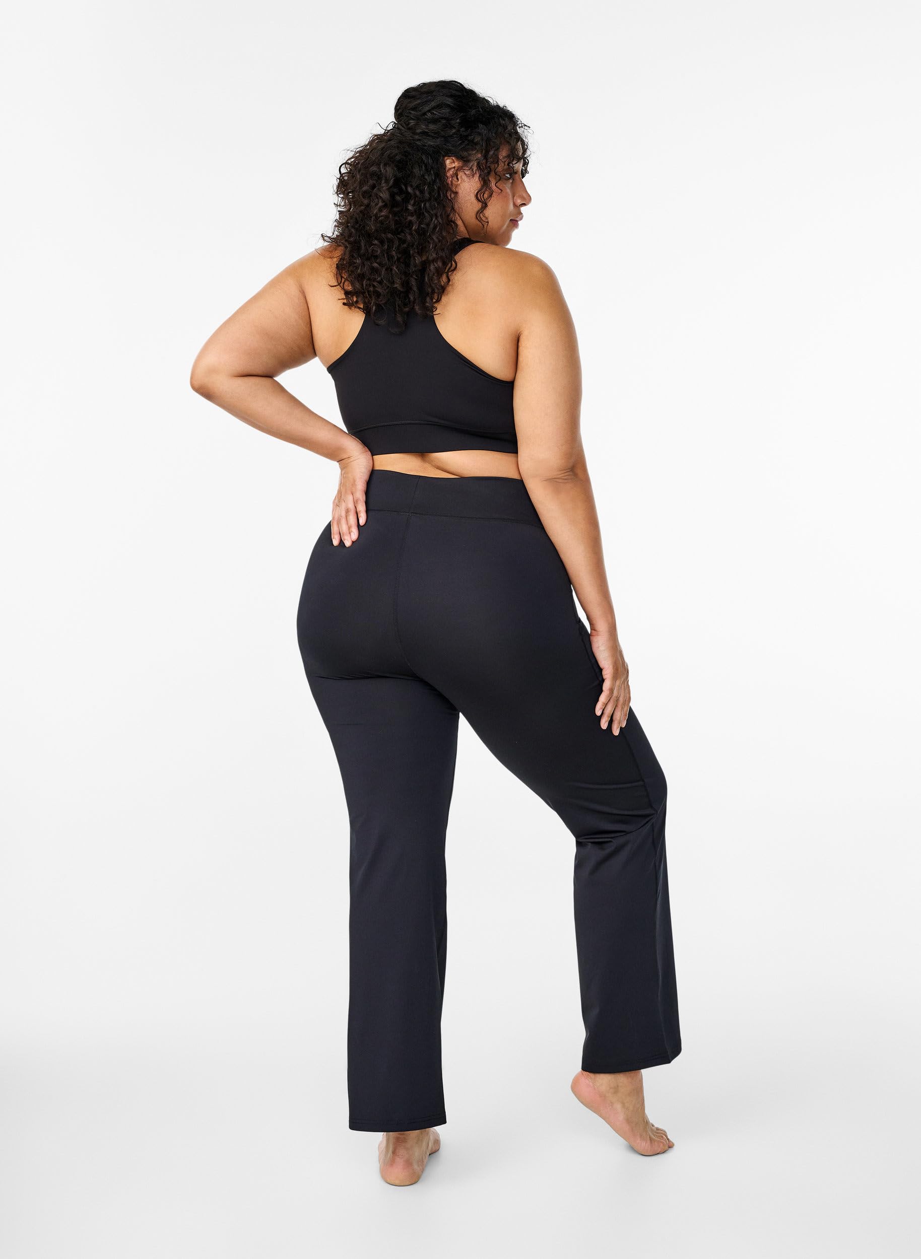Zizzi Active Trainingshose Flared Stretch