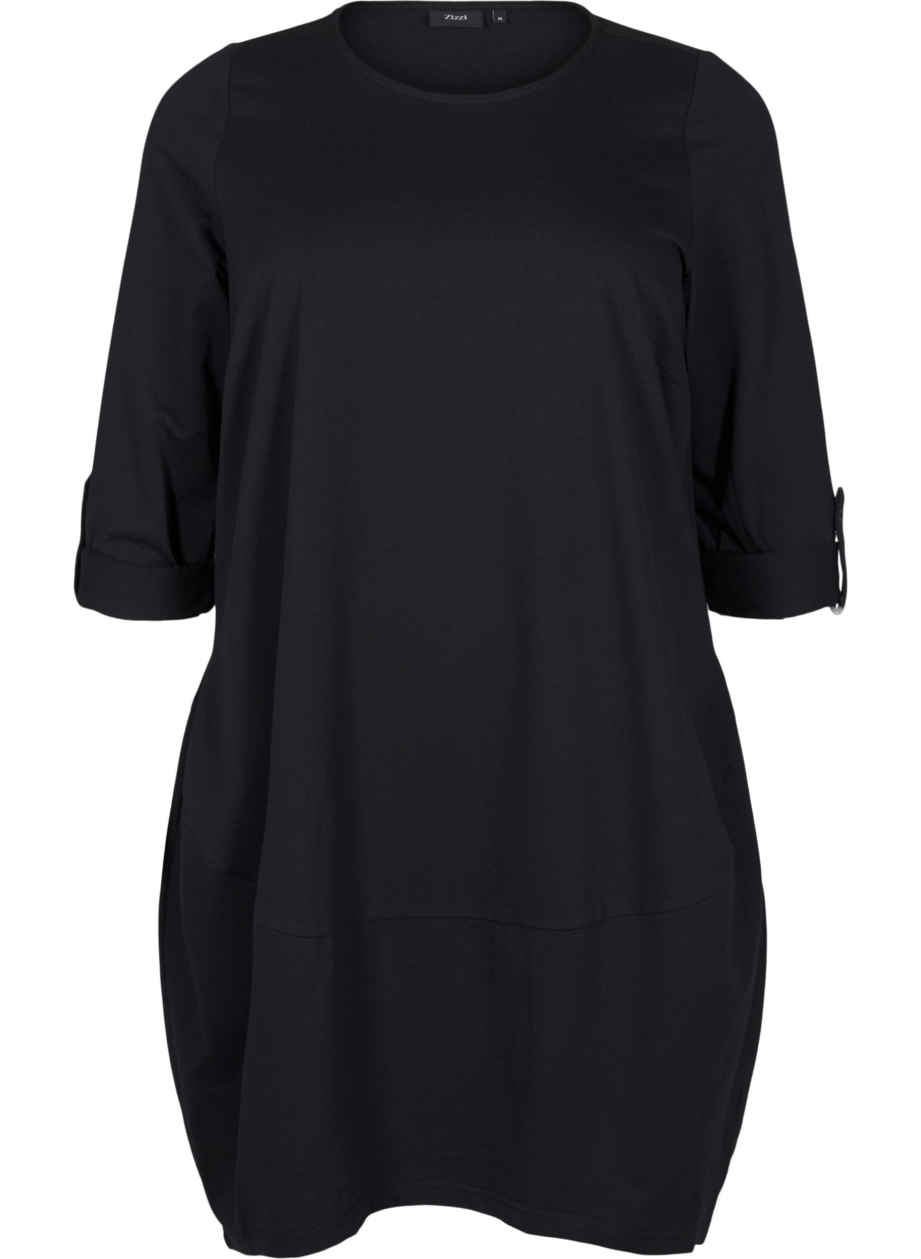 Zizzi Dresses Ballonkleid Baumwolle 46-48 mit Taschen