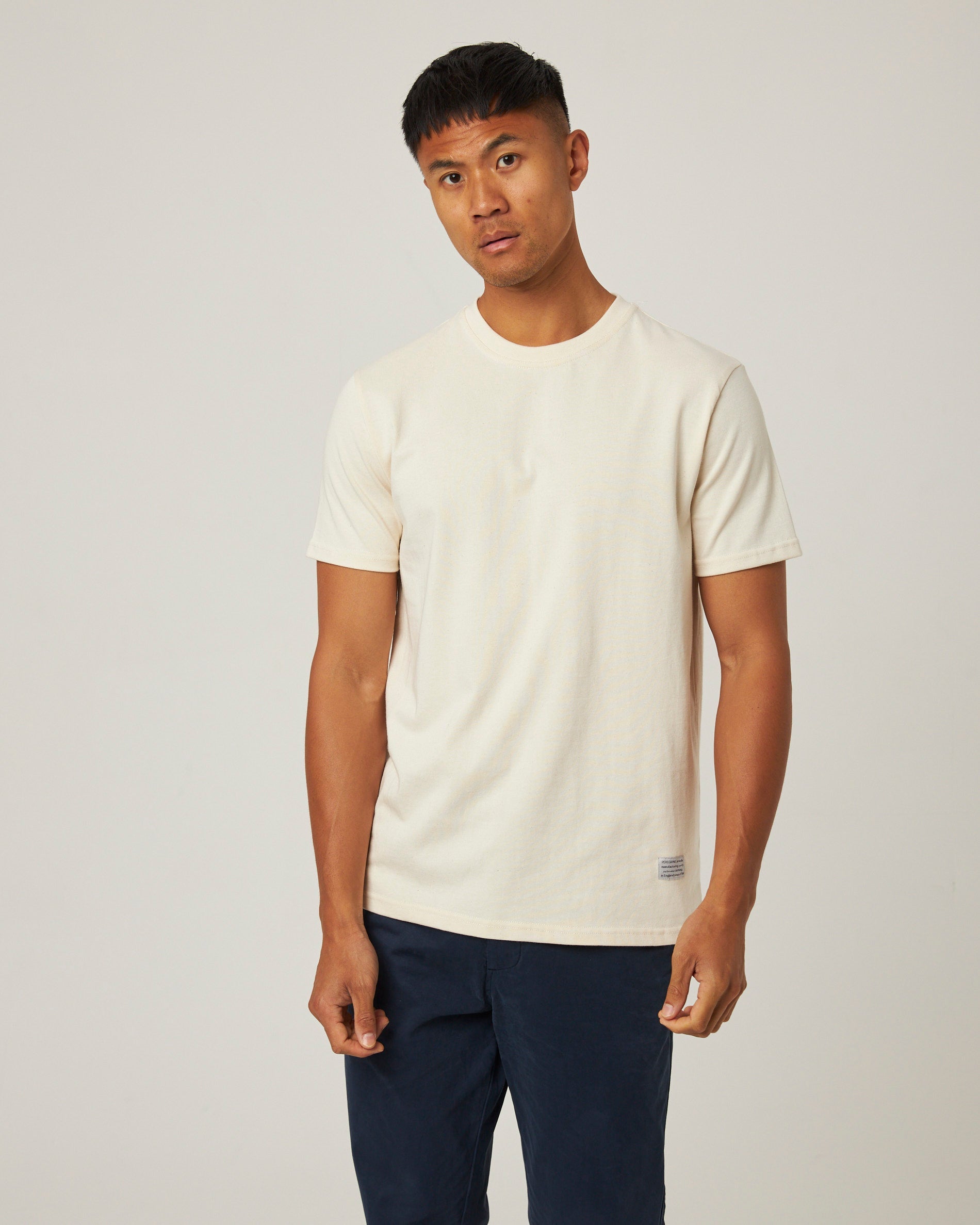 Peregrine Heavyweight T-Shirt Herren Shirt Off-White Baumwolle