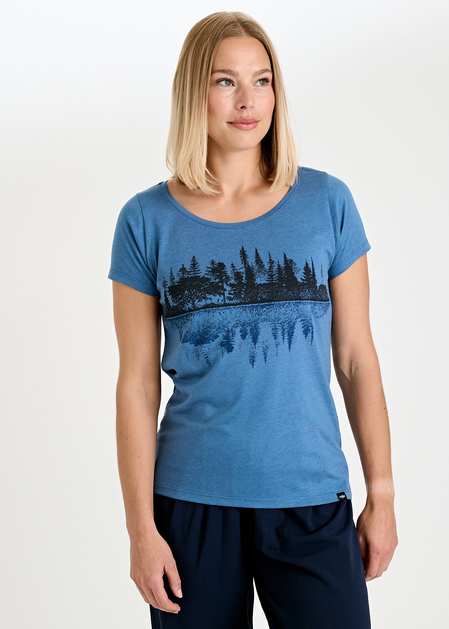 Wijld Lena WoodShirt Damen Reflectionstripe gestreift