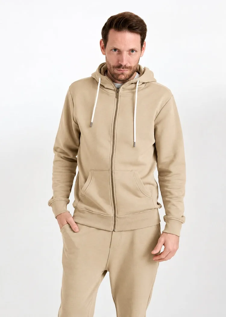 Wijld Leon Pebble Herren Sweatjacke Kapuze Bio
