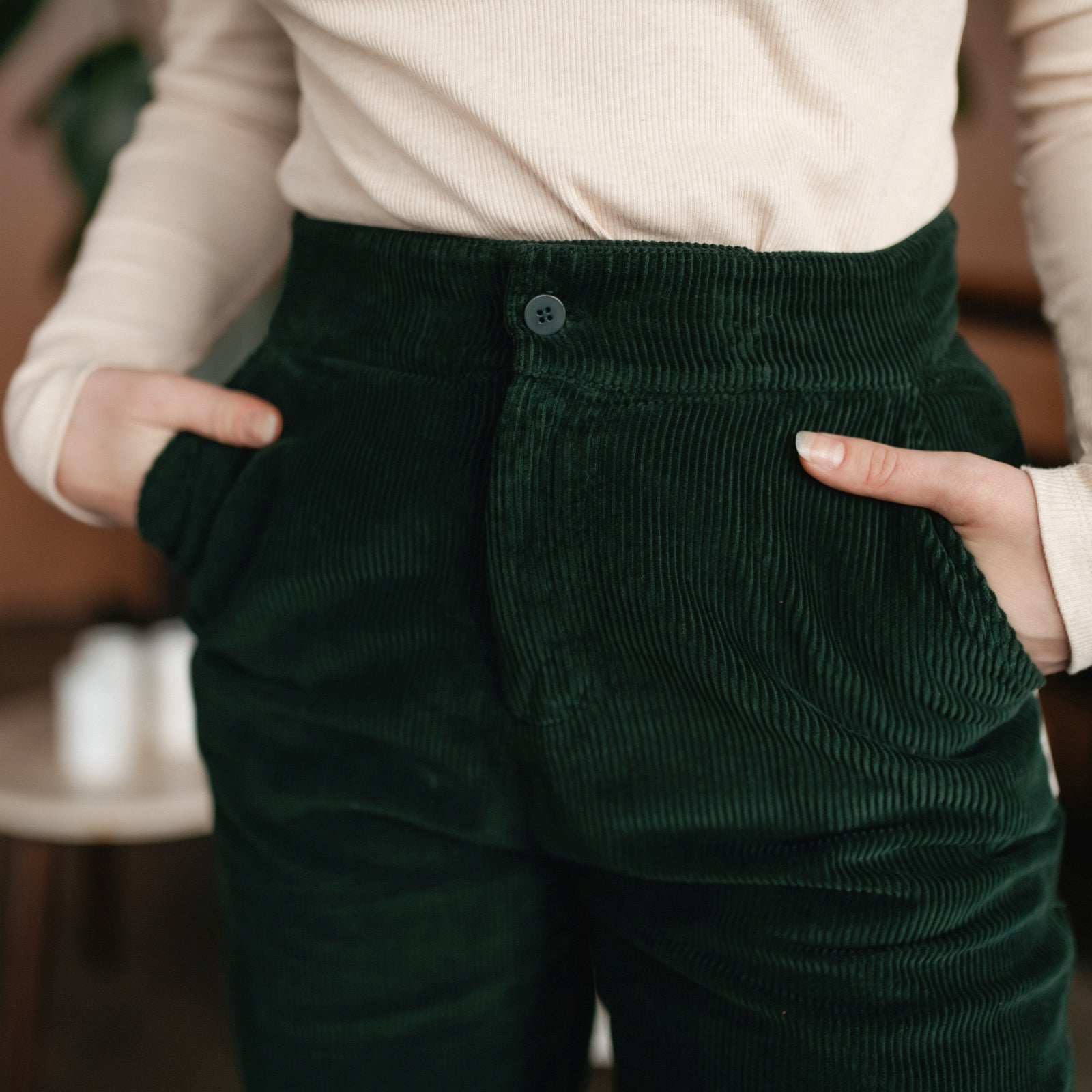 NORDLICHT Tonje Cordhose Bio-Baumwolle gerader Schnitt