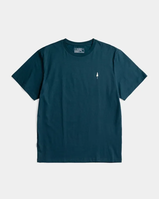 NIKIN TreeShirt Petrol T-Shirt Bio-Baumwolle