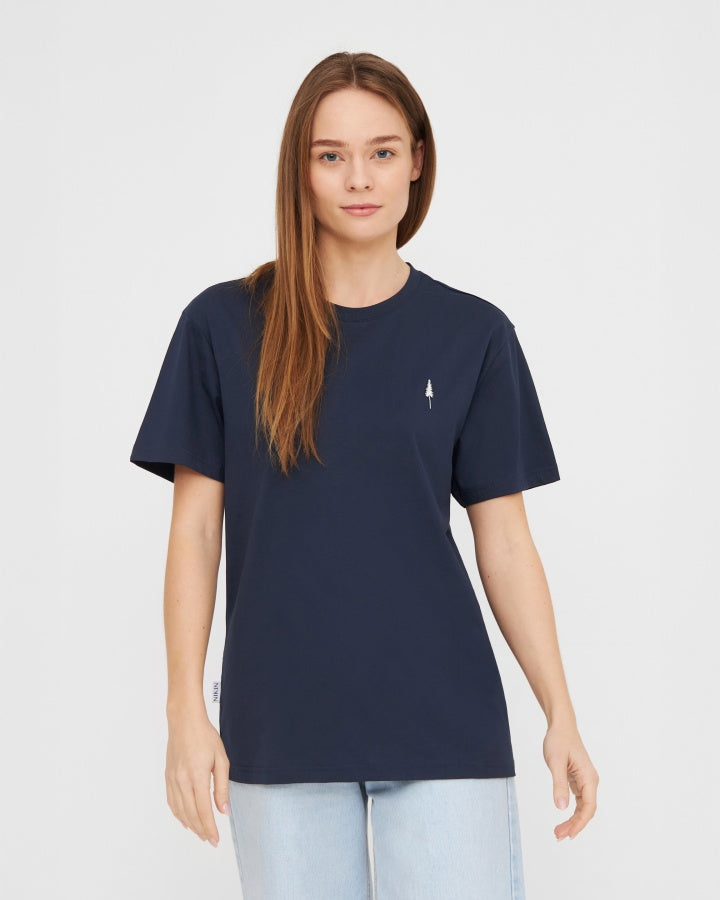 NIKIN TreeShirt Dark Navy T-Shirt Bio-Baumwolle Dunkelblau