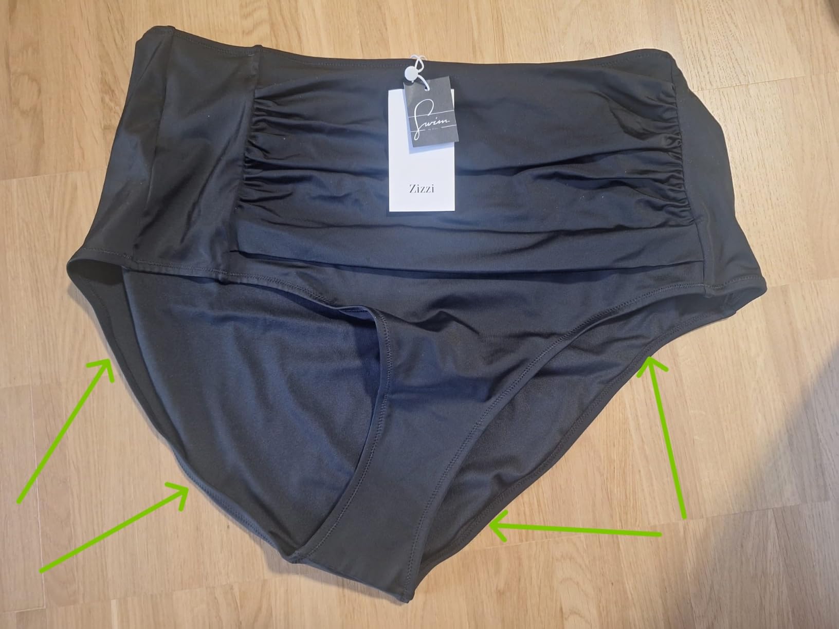 Zizzi Swim Bikini Slip Damen Gr.42 hohe Taille