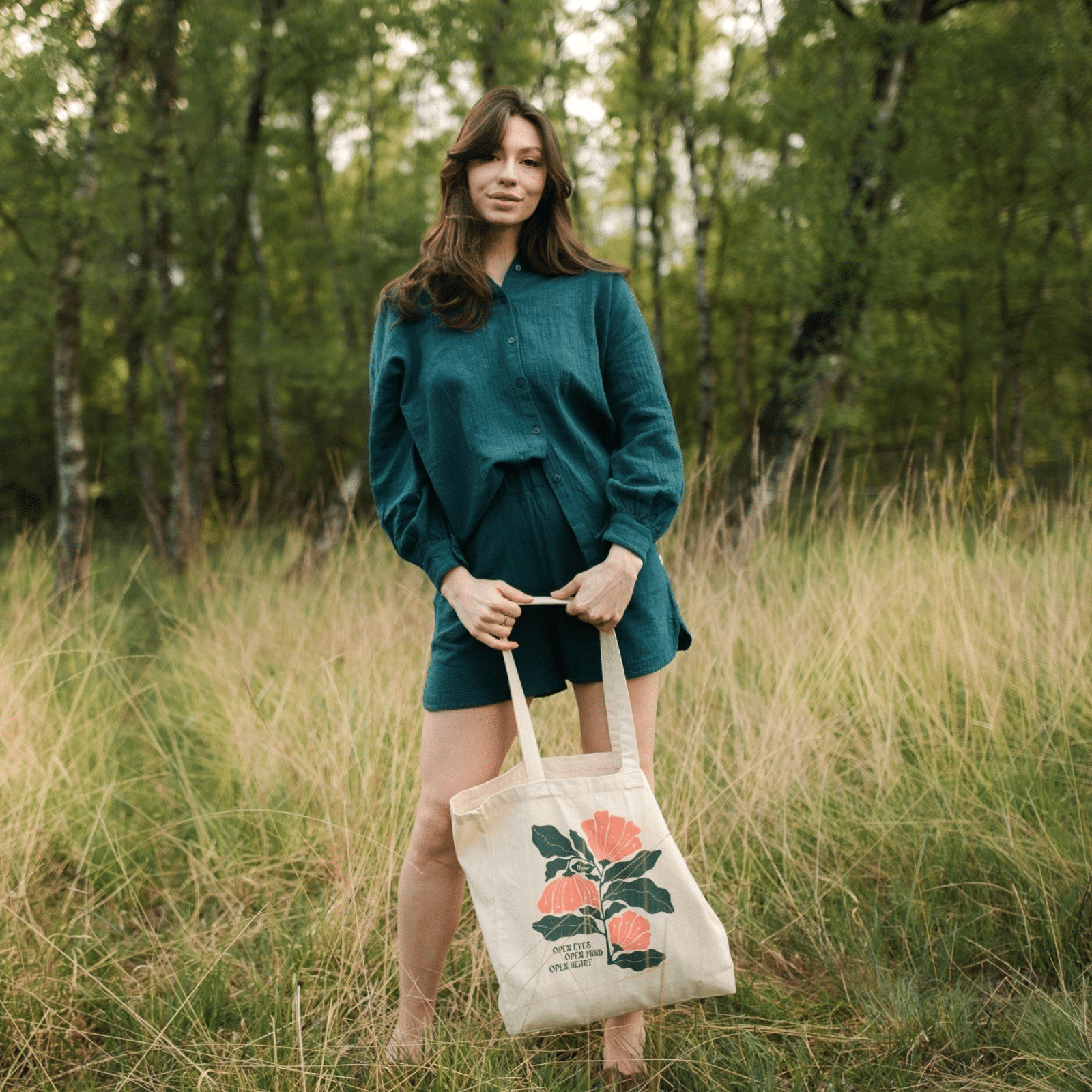 Nordlicht Flow Shopper Natur Bio-Baumwolle