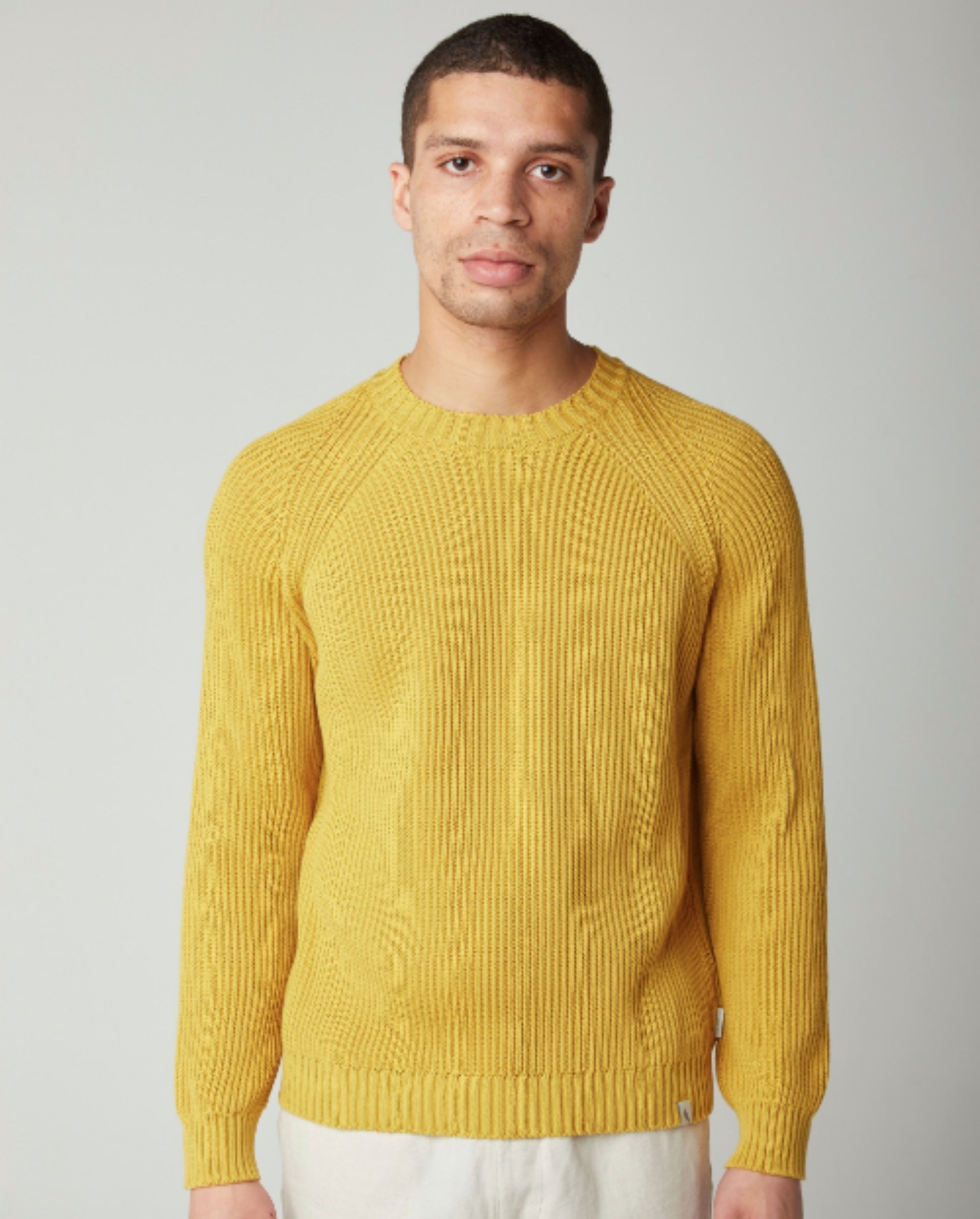 Peregrine Harry Strickpullover Herren Navy Baumwolle