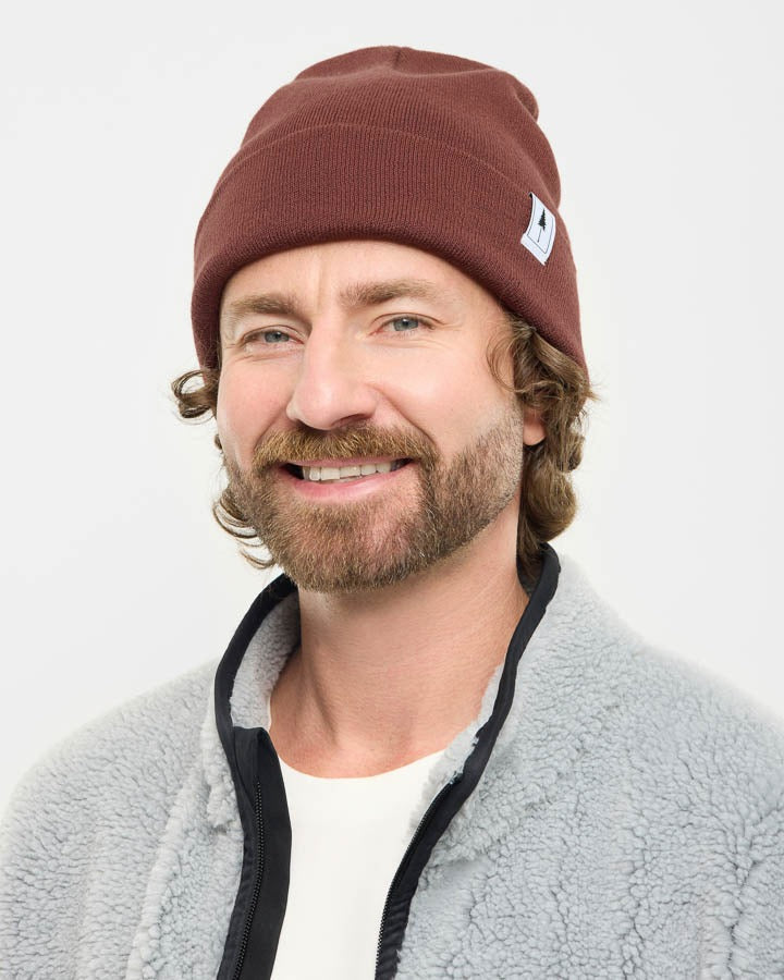 NIKIN Treeanie Chestnut Beanie Baumwolle braun One Size