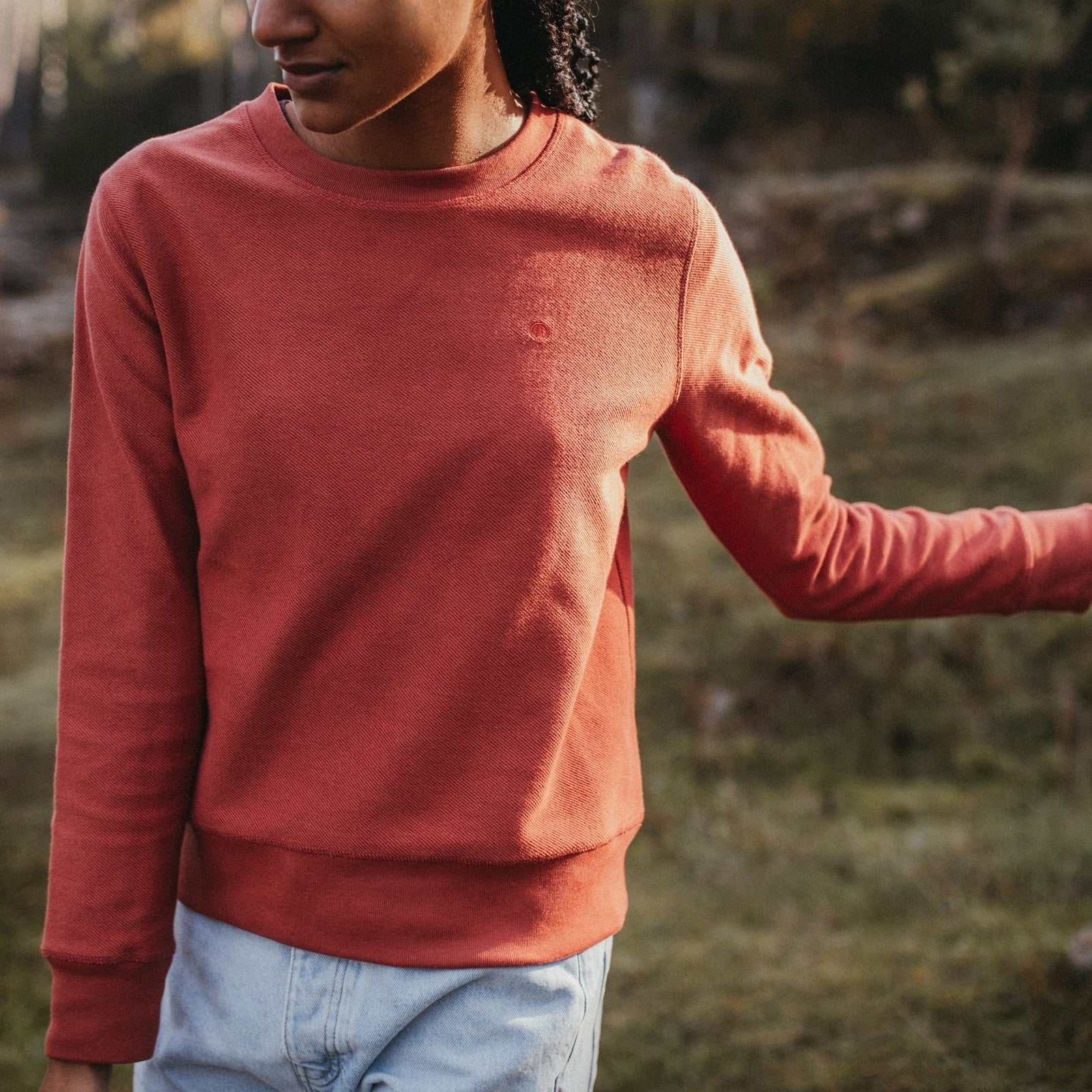 NORDLICHT Sanna Pullover Bio-Baumwolle gemustert