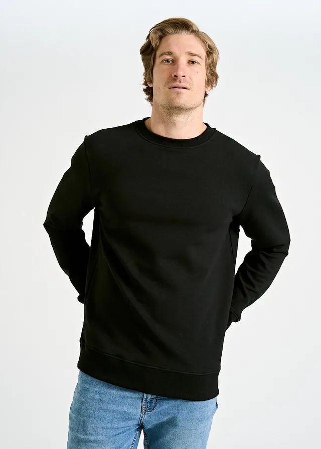 Wijld Till Herren Sweater Black Strick angeraut