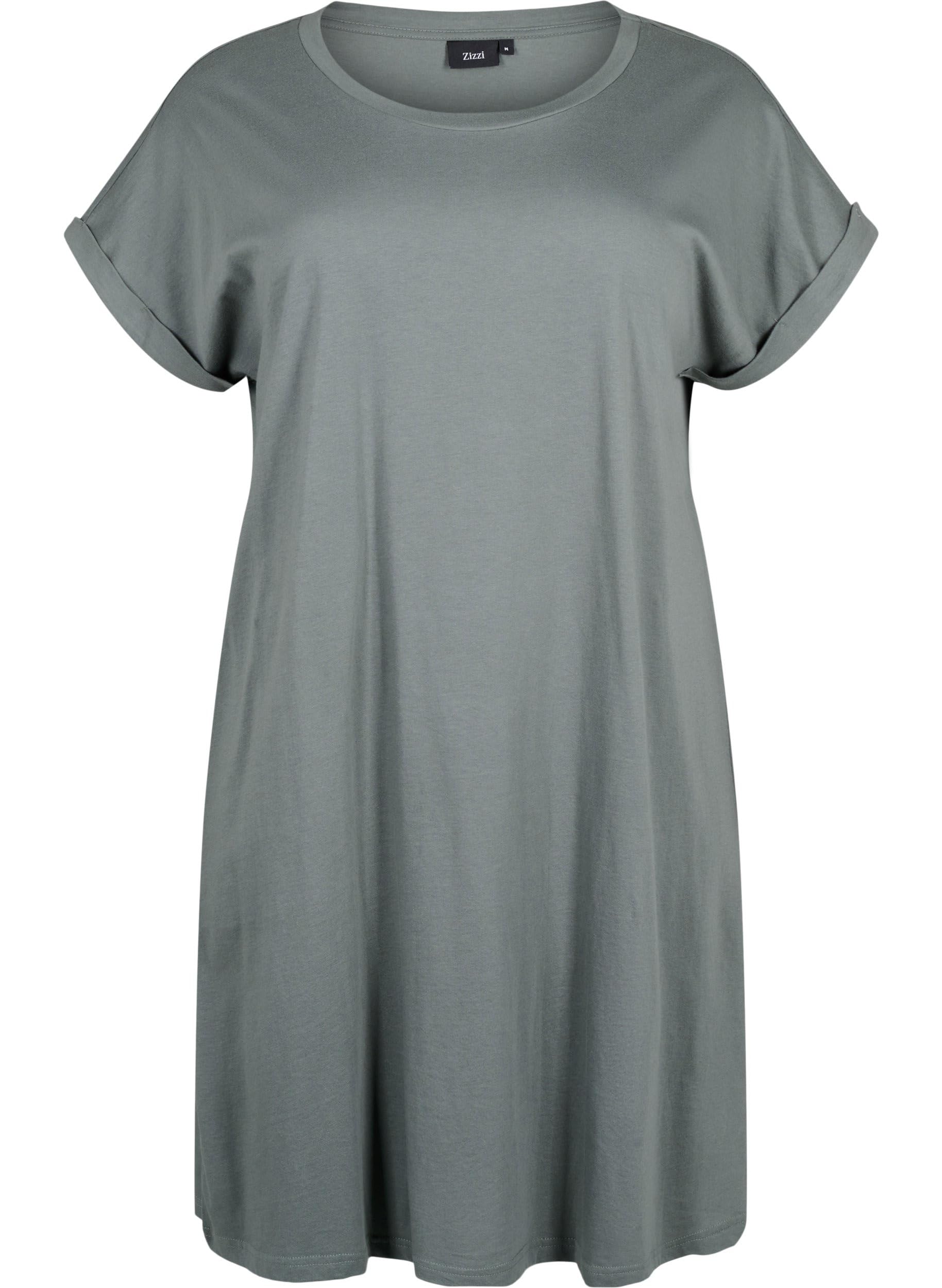Zizzi Dresses 2er-Pack Kleid Baumwolle Kurzarm