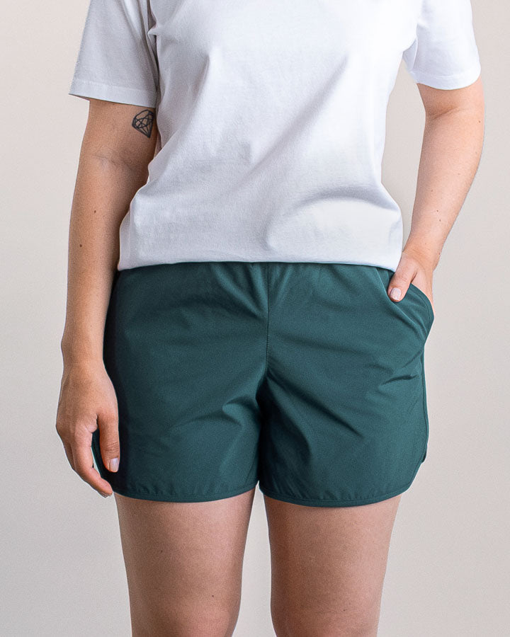 NIKIN TreeShorts Technical Women Shorts Marine Teal elastisch
