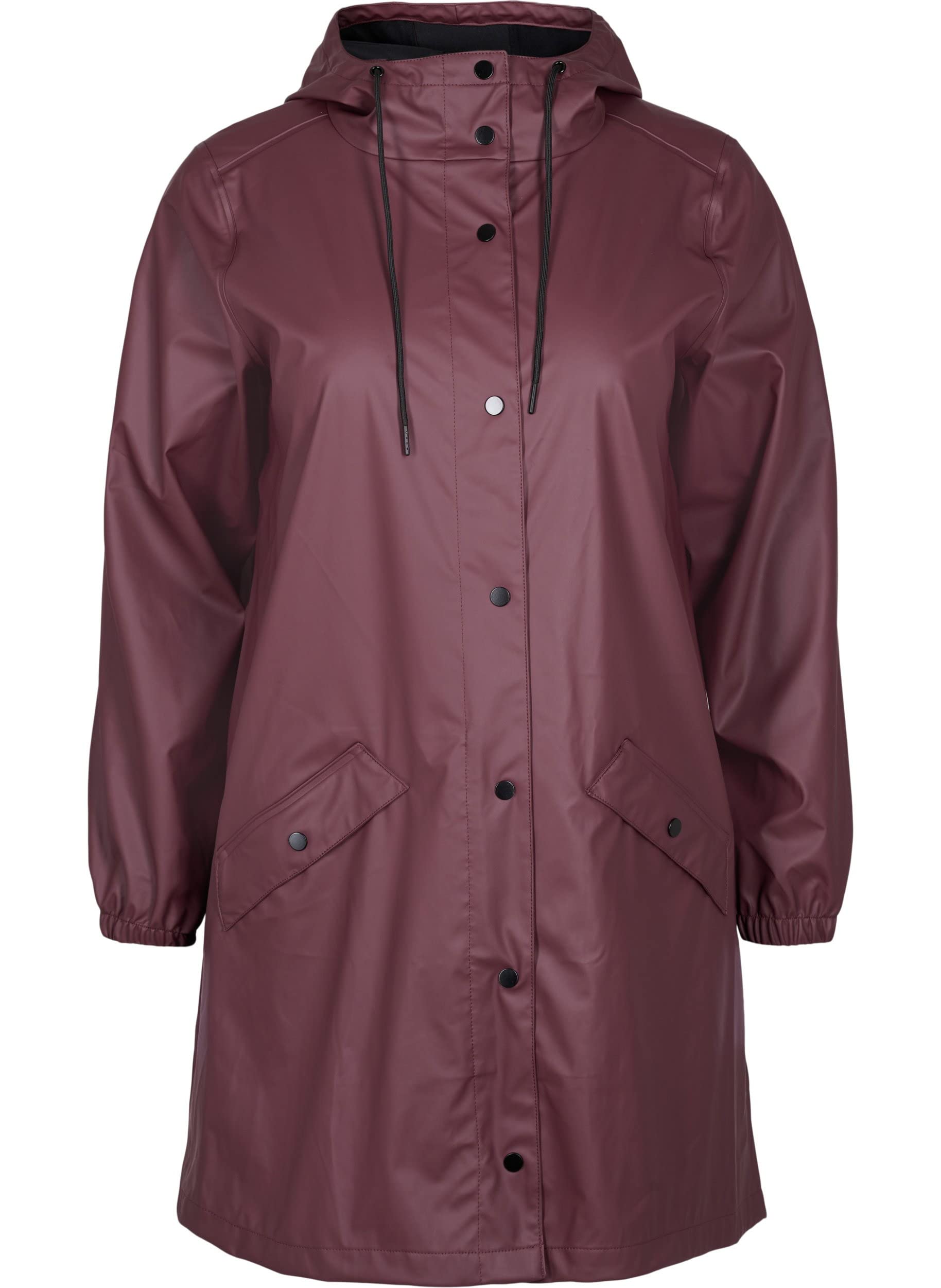 Zizzi Jackets Regenjacke Softshell mit Kapuze Große Größen