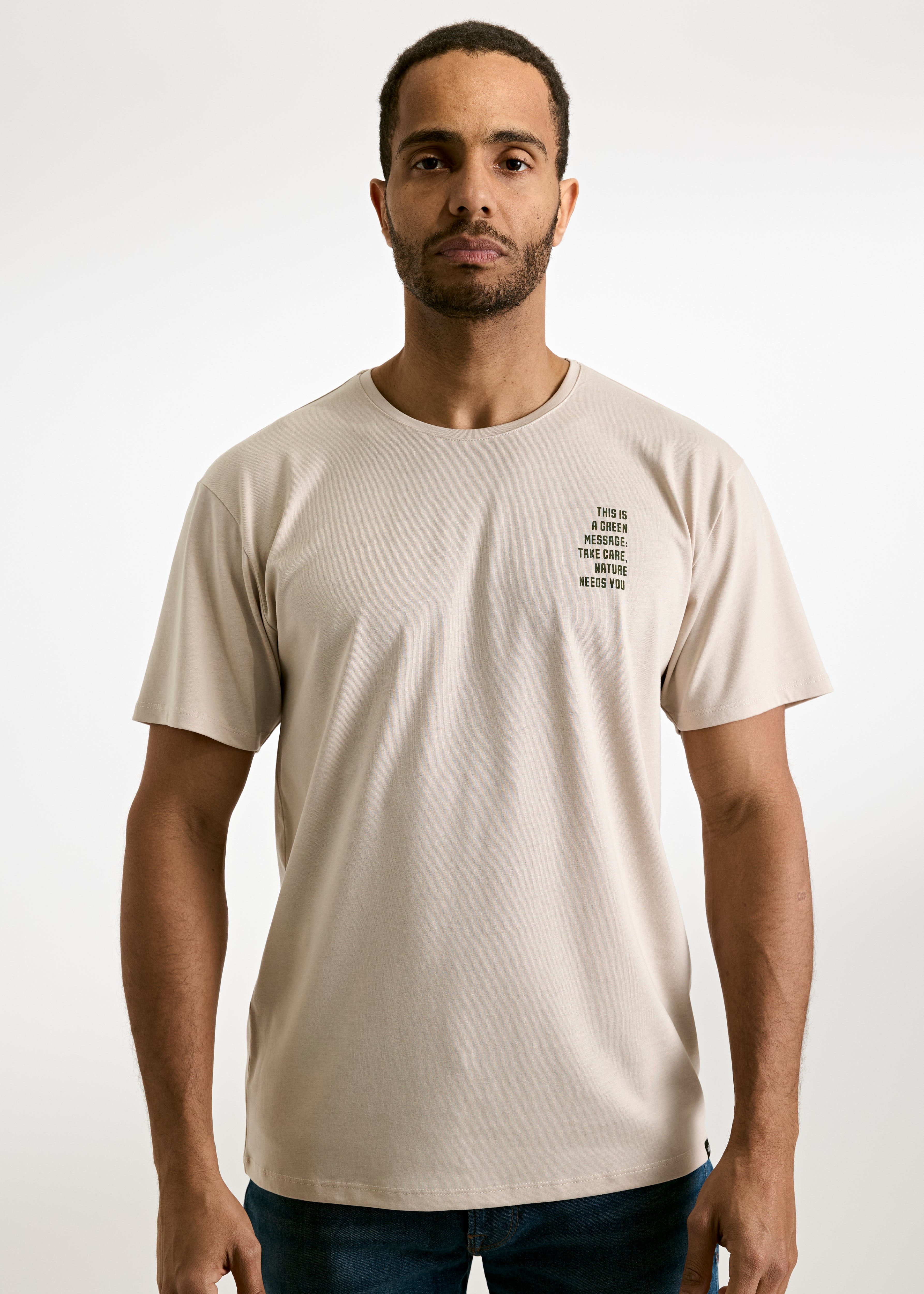 Wijld WoodShirt Timo T-Shirt Herren Tree Parts Print Bio