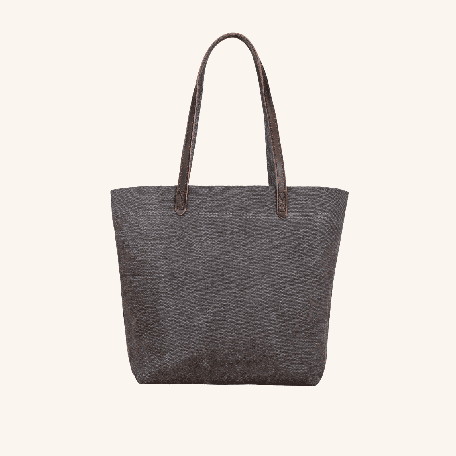 NORDLICHT Finja Schultertasche Umhängetasche Grau Leder