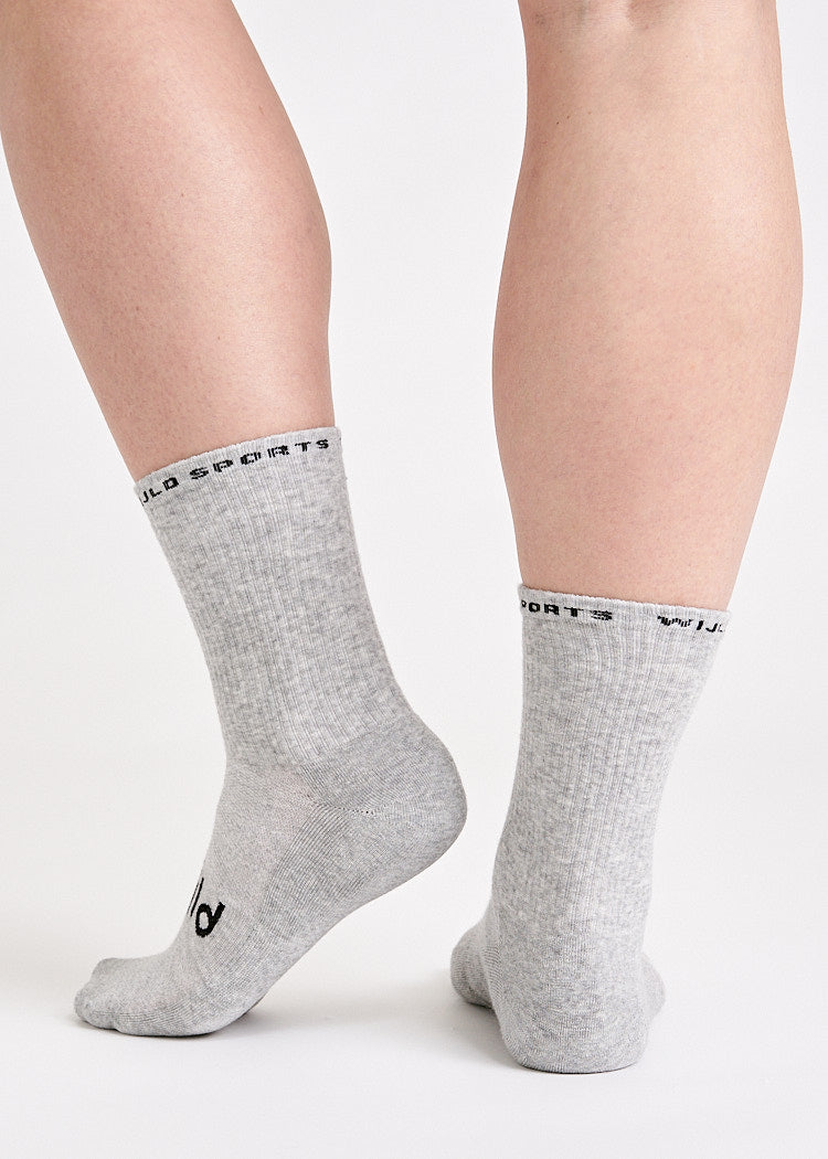 Wijld Woodsocks Tennissocken Sport Socken Hellgrau Lyocell 39-42