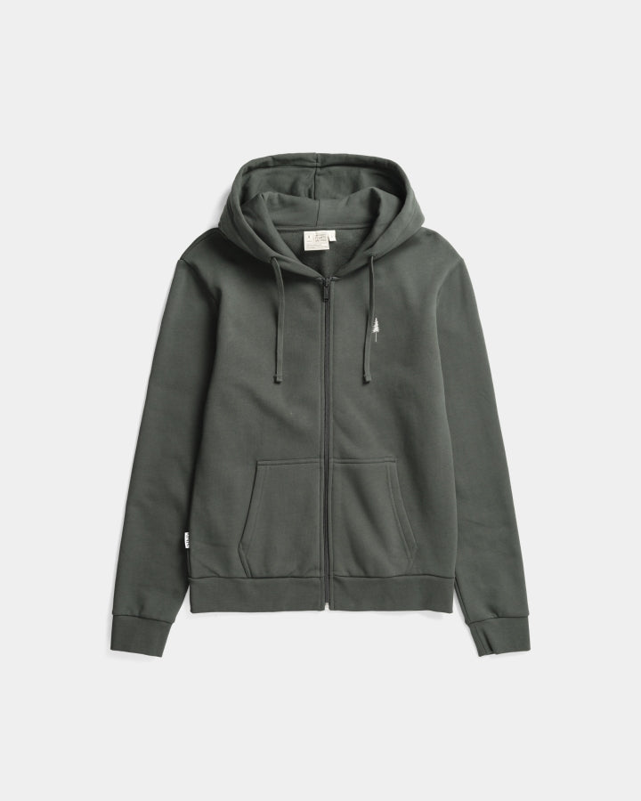 NIKIN TreeHoodie Jacket Hoodie Ash Green Bio-Baumwolle