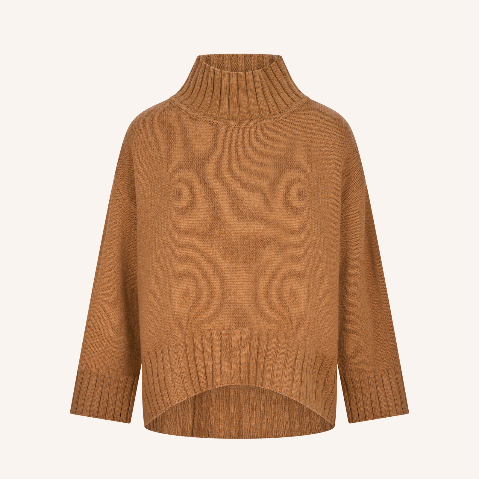 NORDLICHT Mina Wollpullover Rollkragen Recyclingwolle