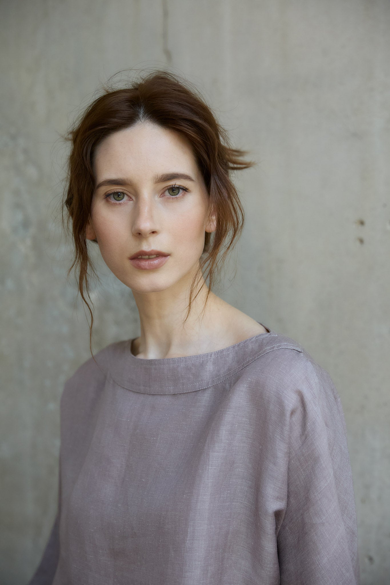 Christiane Strobel MARGEAUX Shirt Bluse Tencel-Leinen weit