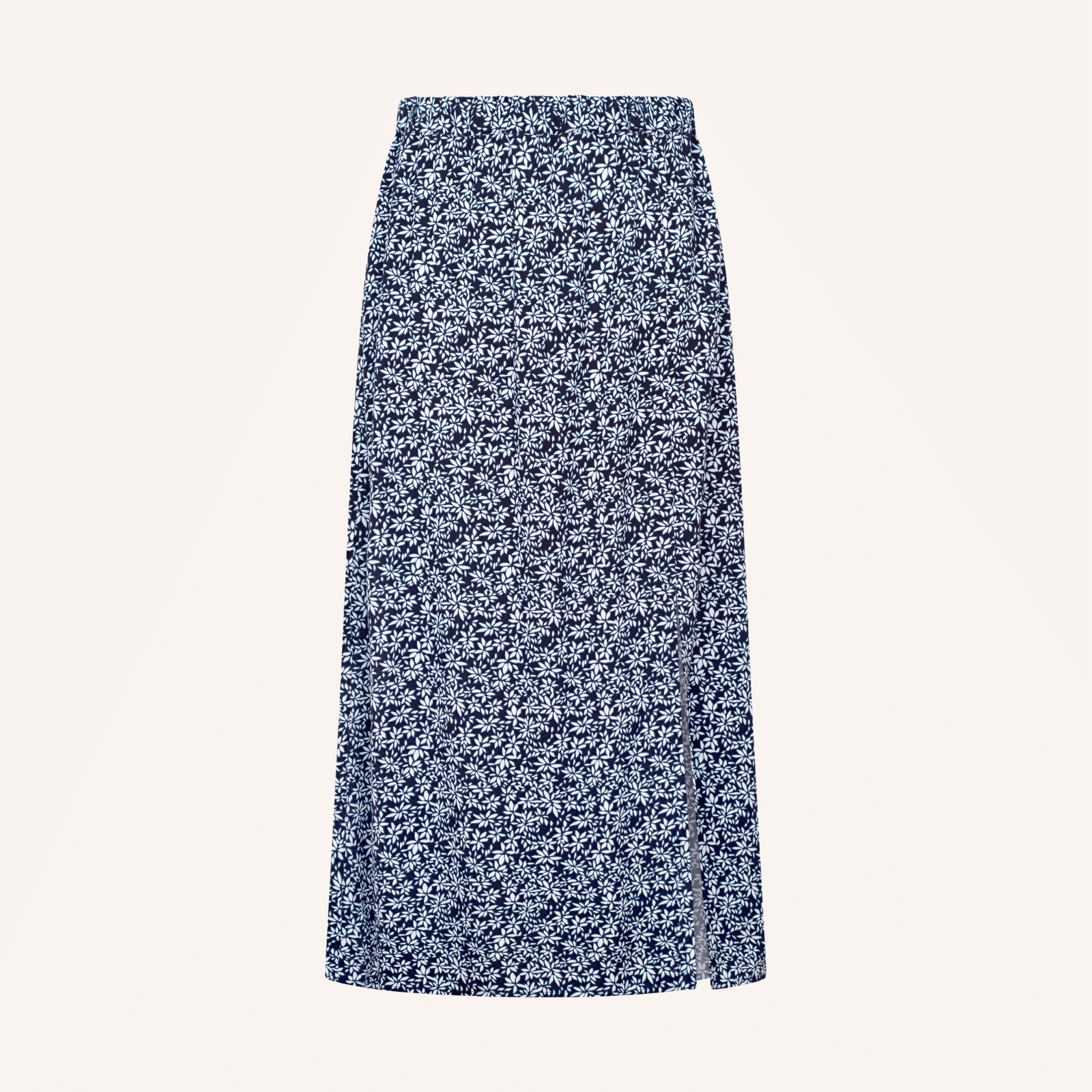 NORDLICHT Junna Langer Rock Damen Blumenmuster Schlitz