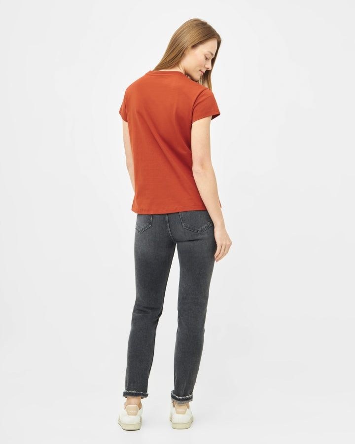 NIKIN TreeShirt Women Brick T-Shirt Bio-Baumwolle