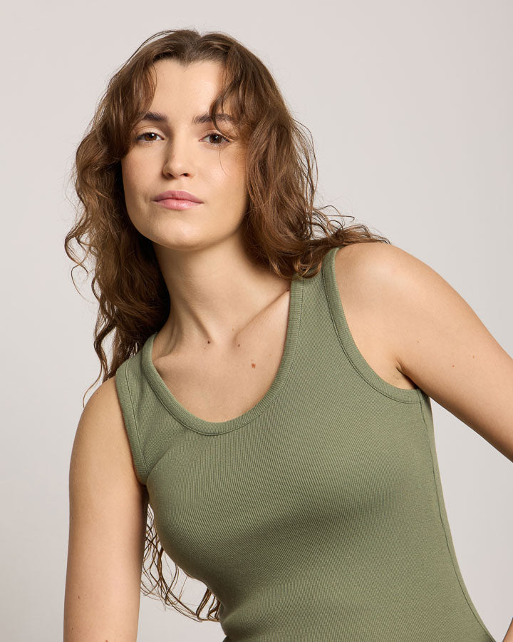NIKIN TreeTop Women Pickle Top Damen grün Slim Fit