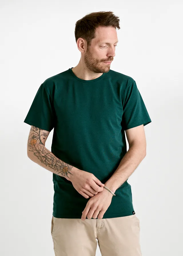 Wijld Timo Herren Woodshirt Sea Moss Lyocell-Bio-Baumwolle
